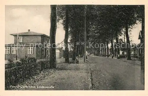 AK / Ansichtskarte Poenitz_See Lindenstrasse Poenitz_See