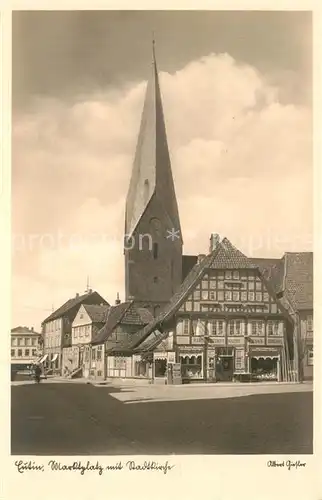 AK / Ansichtskarte Eutin Marktplatz Stadtkirche Eutin