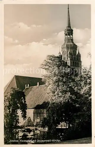 AK / Ansichtskarte Itzehoe Klosterhof Sankt Laurentii Kirche Itzehoe