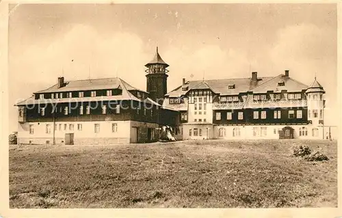 AK / Ansichtskarte Keilberg_Erzgebirge Kaiser Friedrich Aussichtsturm Keilberg Erzgebirge