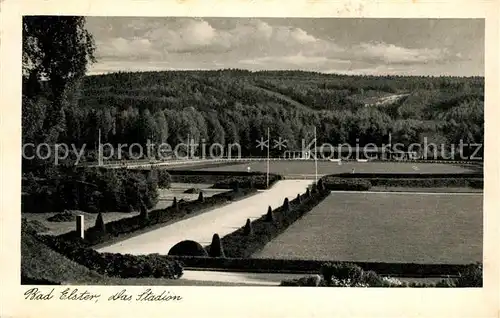 AK / Ansichtskarte Bad_Elster Das Stadion Bad_Elster