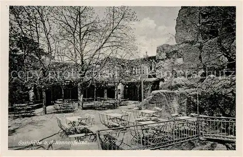 AK / Ansichtskarte Jahnsdorf_Erzgebirge Gasthaus Nonnenfelsen Jahnsdorf Erzgebirge