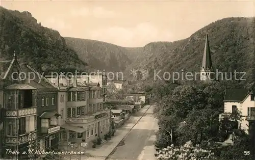 AK / Ansichtskarte Thale_Harz Hubertusstrasse Thale_Harz