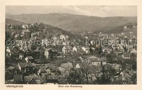 AK / Ansichtskarte Wernigerode_Harz Panorama Wernigerode Harz