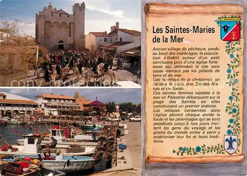 AK / Ansichtskarte Les_Saintes Maries de la Mer  Les