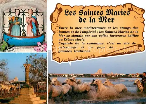 AK / Ansichtskarte Les_Saintes Maries de la Mer  Les