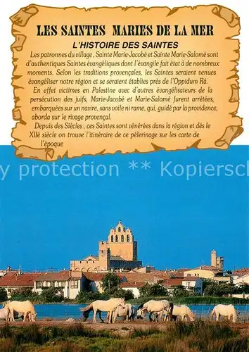 AK / Ansichtskarte Les_Saintes Maries de la Mer  Les