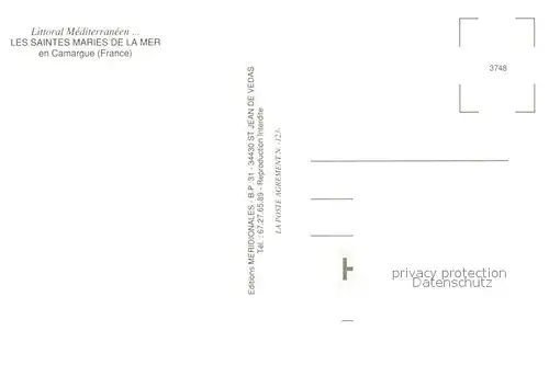 AK / Ansichtskarte Les_Saintes Maries de la Mer  Les