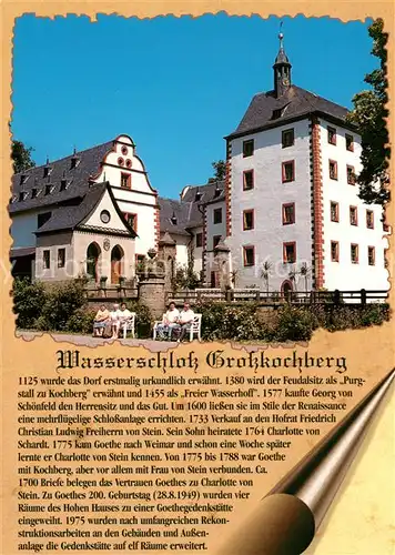 AK / Ansichtskarte Grosskochberg Wasserschloss Grosskochberg