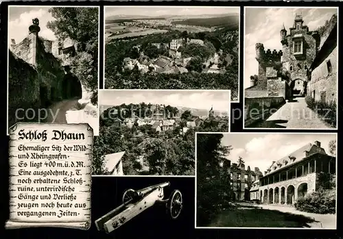 AK / Ansichtskarte Hochstetten Dhaun Schloss Dhaun Hochstetten Dhaun