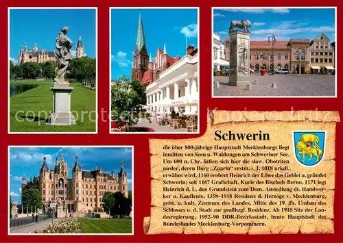 AK / Ansichtskarte Schwerin_Mecklenburg Schloss  Schwerin_Mecklenburg