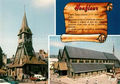 AK / Ansichtskarte Honfleur Eglise Sainte Catherine  Honfleur