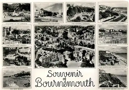 AK / Ansichtskarte Bournemouth_UK Square Gardens Pier Approach  Bournemouth UK