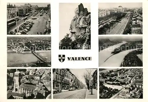 AK / Ansichtskarte Valence_Drome Fliegeraufnahme Ruine Valence_Drome