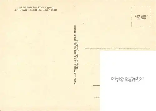 AK / Ansichtskarte Drachselsried Panorama Drachselsried