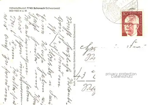 AK / Ansichtskarte Schonach_Schwarzwald Paradies Schonach Schwarzwald