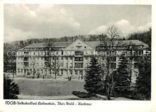 AK / Ansichtskarte Bad_Liebenstein FDGB Volksheilbad Kurhaus Bad_Liebenstein