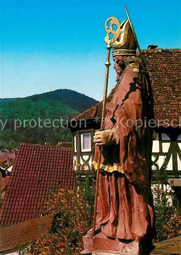 AK / Ansichtskarte St_Martin_Pfalz St Martinus ueber dem Aufgang zur Pfarrkirche St_Martin_Pfalz