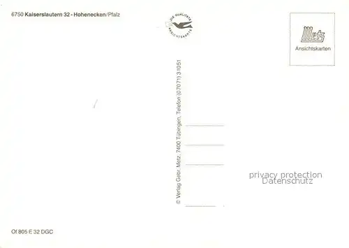 AK / Ansichtskarte Hohenecken Kirche Burg Hohenecken