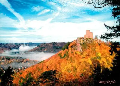 AK / Ansichtskarte Annweiler_Trifels Panorama mit Burg Trifels Annweiler_Trifels