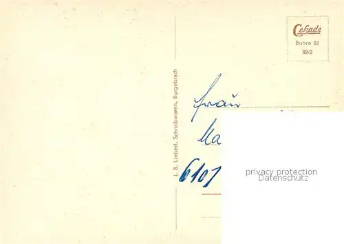 AK / Ansichtskarte Burgebrach Ortsansicht mit Kirche Rathaus Krankenhaus Wappen Burgebrach