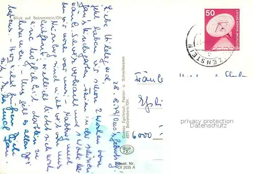 AK / Ansichtskarte Betzenstein Ortsansicht mit Kirche Betzenstein