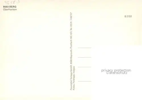 AK / Ansichtskarte Berg_Oberfranken Schloss Rudolphstein Landschaftspanorama Brueckenrestaurant Saalebruecke Rathaus Eisenbuehl Berg Oberfranken