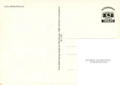 AK / Ansichtskarte Arnstein_Unterfranken Panorama Arnstein_Unterfranken