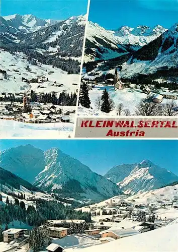 AK / Ansichtskarte Riezlern_Kleinwalsertal_Vorarlberg Panorama Wintersportplatz Alpen Riezlern_Kleinwalsertal
