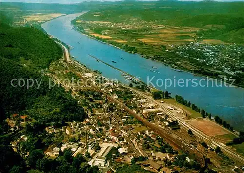 AK / Ansichtskarte Brohl Luetzing Fliegeraufnahme Brohl Luetzing