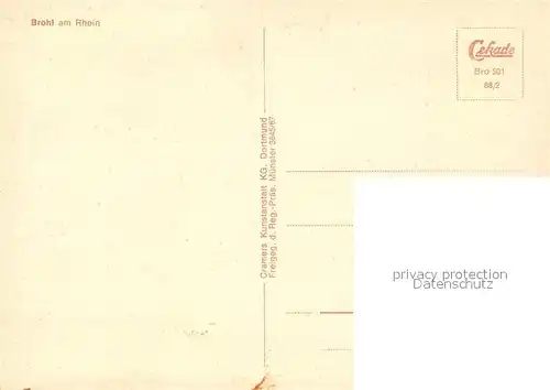 AK / Ansichtskarte Brohl Luetzing Fliegeraufnahme Brohl Luetzing