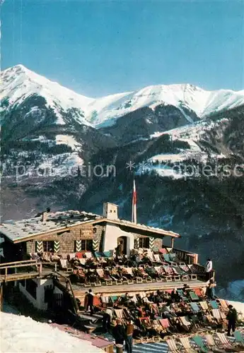AK / Ansichtskarte Bad_Gastein Bellevuealm Bergrestaurant Sonnenterrasse Alpenpanorama Bad_Gastein