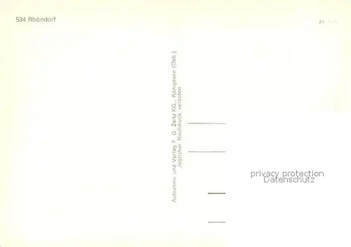 AK / Ansichtskarte Rhoendorf Stadtpanorama Blick ueber den Rhein Rhoendorf