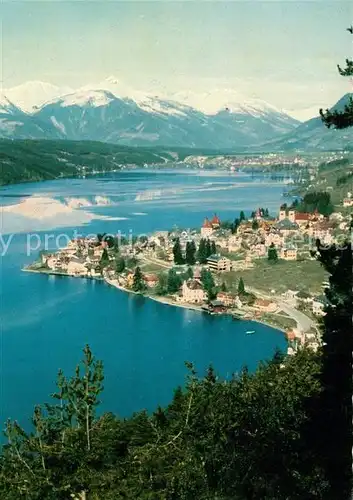 AK / Ansichtskarte Millstatt_Millstaettersee Panorama Alpen Millstatt_Millstaettersee