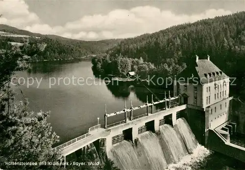 AK / Ansichtskarte Hoellensteinsee mit Kraftwerk Hoellensteinsee
