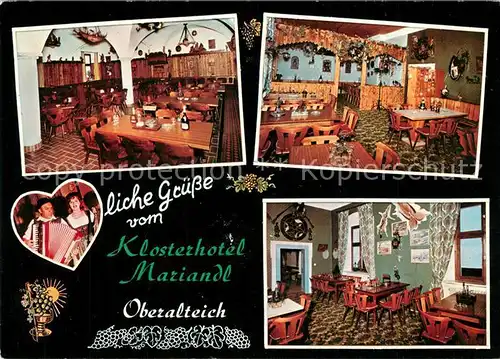 AK / Ansichtskarte Oberalteich Klosterhotel Mariandl Hausmusik Oberalteich