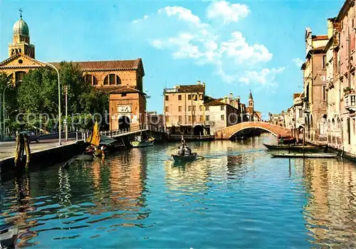 AK / Ansichtskarte Chioggia_Venetien Il Duomo e veduta parziale della citta Chioggia Venetien