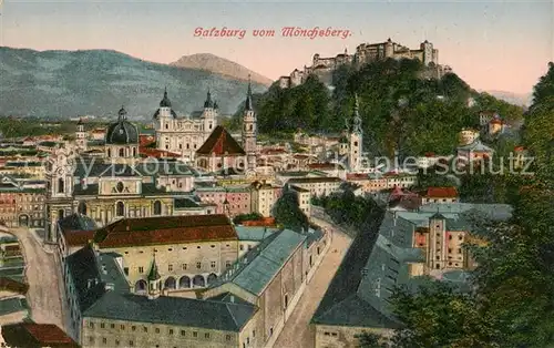AK / Ansichtskarte Salzburg_Oesterreich Blick vom Moenchsberg Salzburg_Oesterreich