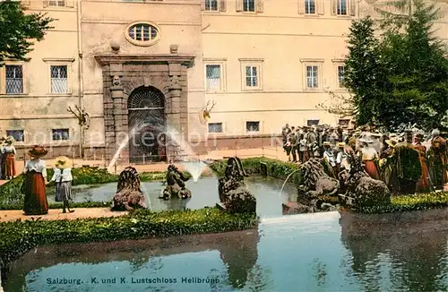 AK / Ansichtskarte Salzburg_Oesterreich Lustschloss Hellbrunn Salzburg_Oesterreich