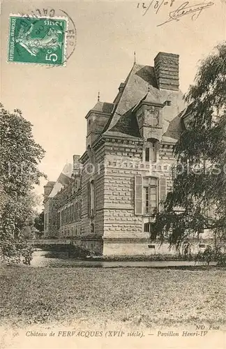 AK / Ansichtskarte Fervaques Chateau Pavillon Henri IV Fervaques