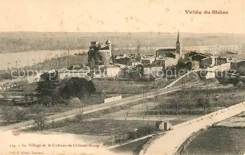 AK / Ansichtskarte Bourg Argental Village et Chateau Bourg Argental