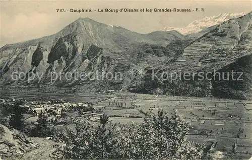 AK / Ansichtskarte Dauphin Le Bourg d`Oisans et les Grandes Rousses Dauphin