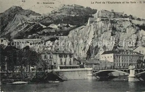 AK / Ansichtskarte Grenoble Le Pont de l`Esplanade et les forts Grenoble