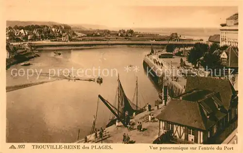AK / Ansichtskarte Trouville sur Mer Port Plages Trouville sur Mer
