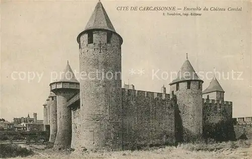AK / Ansichtskarte Carcassonne Cite Chateau Comtal Carcassonne