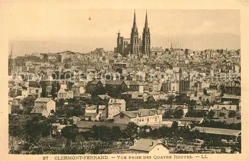 AK / Ansichtskarte Clermont_Ferrand_Puy_de_Dome Vue Prise des Quartre Routes Clermont_Ferrand