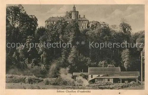 AK / Ansichtskarte Chatillon Coligny Schloss Chatillon Coligny