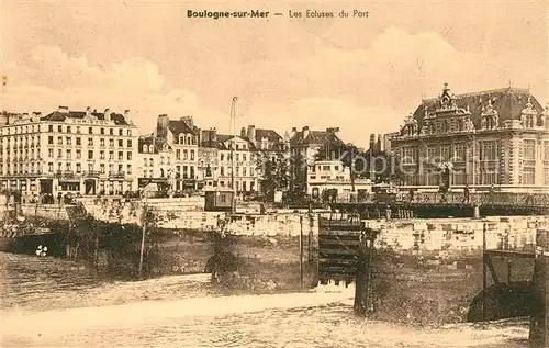 AK / Ansichtskarte Boulogne sur Mer Les Ecluses du Port Boulogne sur Mer