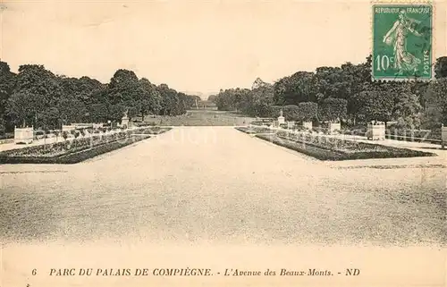 AK / Ansichtskarte Compiegne_Oise Parc du Palais Compiegne Oise