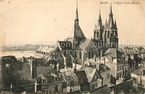 AK / Ansichtskarte Blois_Loir_et_Cher Eglise Saint Nicolas Blois_Loir_et_Cher